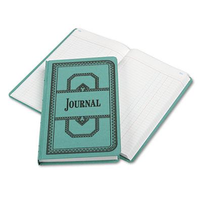 Boorum & Pease 7-5/8" X 12-1/8" 150-page Journal Rule Record Account Book Blue Cover