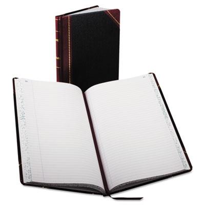 Boorum & Pease 8-5/8" X 14-1/8" 150-page Record Account Book Black/red Cover