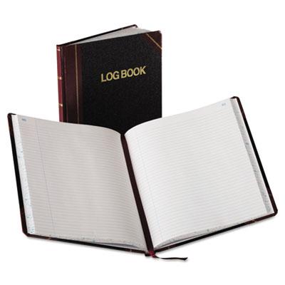 Boorum & Pease 8-1/8" X 10-3/8" 150-page Record Rule Log Book Black/red Cover