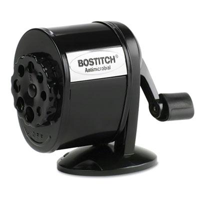 Stanley Bostitch Antimicrobial Mountable Manual Pencil Sharpener Black