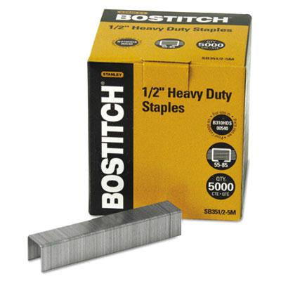 Stanley Bostitch 85-sheet Capacity Heavy-duty Staples 1/2" Leg 5000/box