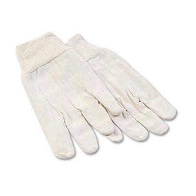 Boardwalk Large 8oz Cotton Canvas Gloves White 12 Pairs
