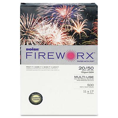 Boise Fireworx 11" X 17" 20lb 500-sheets Crackling Canary Colored Printer Paper