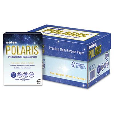 Boise Polaris 8-1/2" X 11" 20lb 5000-sheets 3-hole Punched Multipurpose Copy Paper