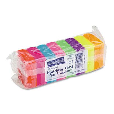 Chenille Kraft 1 Oz Modeling Clay Assortment Assorted Neon 8/pack