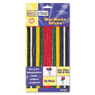 Creativity Street Wax Works Strips Bright Hues Colors 48/pack
