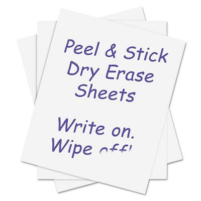 C-line Peel And Stick 17" X 24" 15-sheets Dry Erase Paper