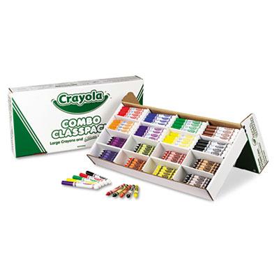 Crayola 128-crayons & 128-washable Markers Classpack 8-colors