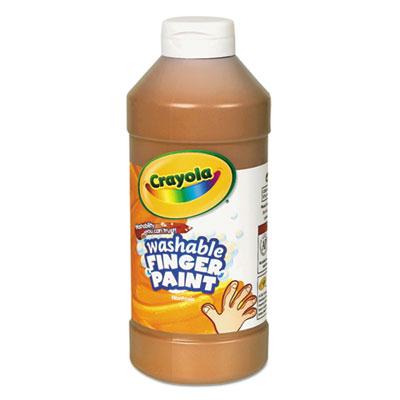 Crayola 16 Oz Washable Fingerpaint Bottle Brown