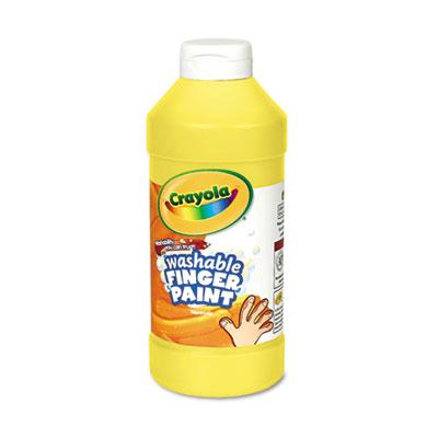 Crayola 16 Oz Washable Fingerpaint Bottle Yellow