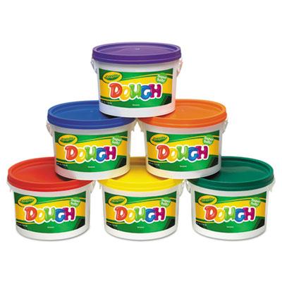 Crayola 3 Lbs Modeling Dough Bucket Assorted 6/set