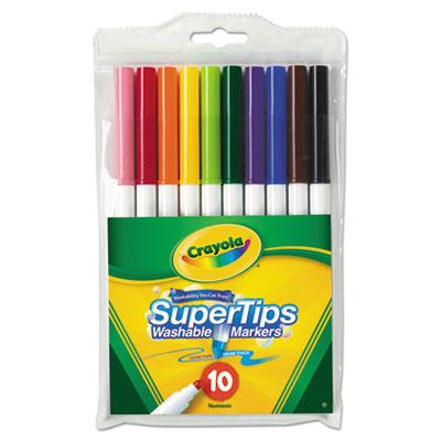 Crayola Washable Super Tip Marker Assorted 10-pack