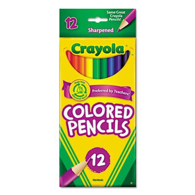 Crayola 3.3 Mm Assorted Colors Woodcase Pencils 12-pack
