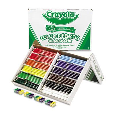 Crayola 3.3 Mm Assorted Colors Woodcase Pencils 240-pack