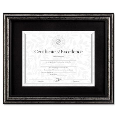 Dax Antique Brushed Charcoal Wood Document Frame 11" W X 14" H