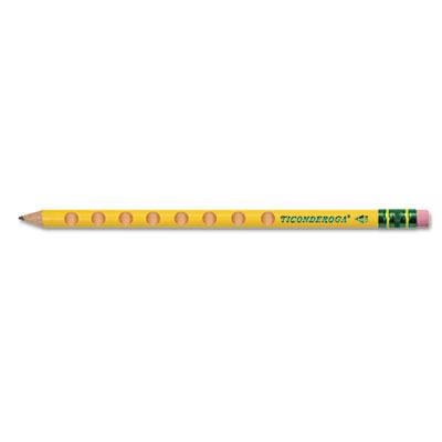 Dixon Ticonderoga #2 Yellow Woodcase Groove Pencils 10-pack
