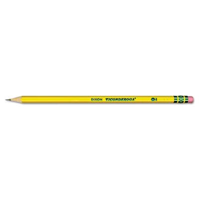 Dixon Ticonderoga #2 Yellow Woodcase Pencils 12-pack