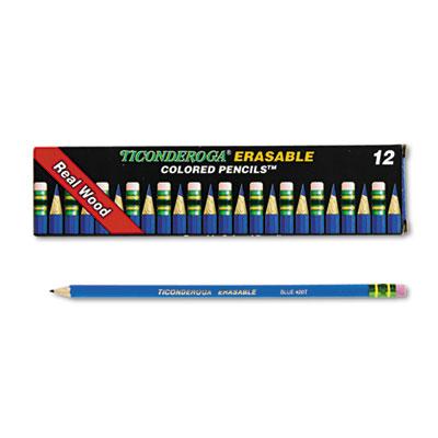Dixon Ticonderoga 2.6 Mm Blue Woodcase Pencils 12-pack