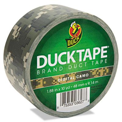 Ducktape 1.88" X 10 Yds Colored Duct Tape 3" Core Digital Camo