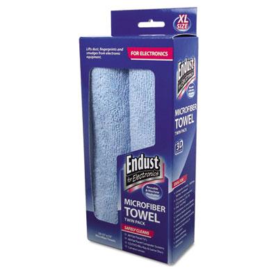Endust For Electronics 15" X 15" Extra-large Microfiber Towels 2/pack