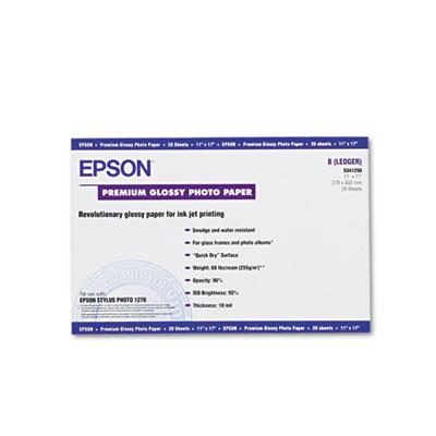 Epson 11" X 17" 68lb 20-sheets High-gloss Photo Paper