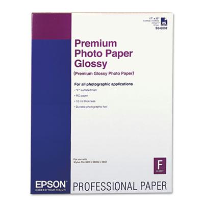 Epson 17" X 22" 68lb 25-sheets High-gloss Photo Paper