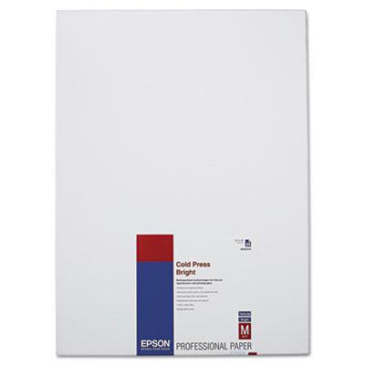 Epson 13" X 19" 21 Mil 25-sheets Cold Press Bright Fine Art Paper