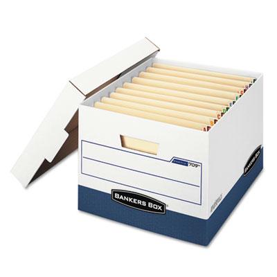 Bankers Box 12-3/4" X 15-1/2" X 10" Letter & Legal Stor/file Max Lock Storage Boxes 12/carton