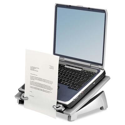Fellowes Office Suites 6-1/2" H Copyholder Laptop Riser Plus Black/silver