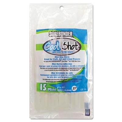 Surebonder 4" Coolshot Low Temp Glue Sticks 15/pack