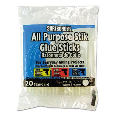 Surebonder 4" All Temperature Hot Melt Glue Gun Sticks 20/pack