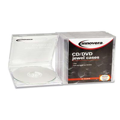 Innovera 10-pack Standard Jewel Case Clear