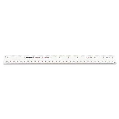 Chartpak 12" Triangular Scale Ruler For Engineers