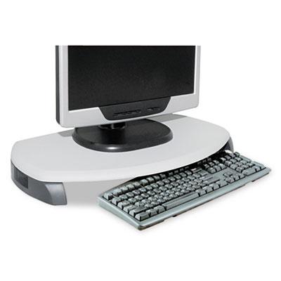 Kantek 3" H Crt/lcd Stand With Keyboard Storage Gray