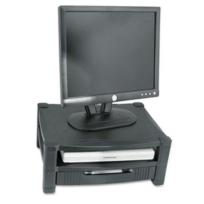 Kantek 3" To 6-1/2" H Two Level Monitor Stand With Removable Drawer Black