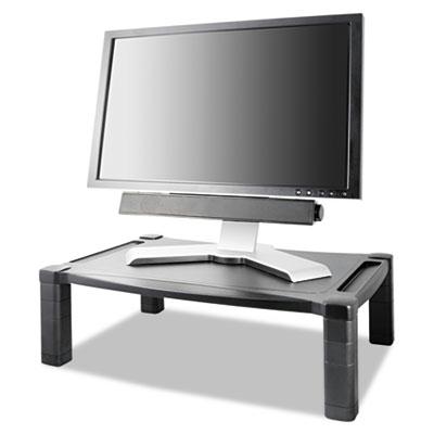 Kantek 3" To 6-1/2" H Wide Deluxe Monitor Stand Black