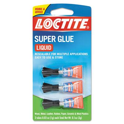 Loctite .03 Oz Liquid Super Glue Tubes 3-pack