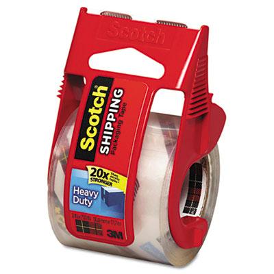 Scotch Heavy-duty Packaging Tape With Dispenser Clear 1-1/2" Core
