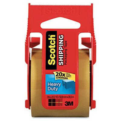 Scotch Heavy-duty Packaging Tape With Dispenser Tan 1-1/2" Core