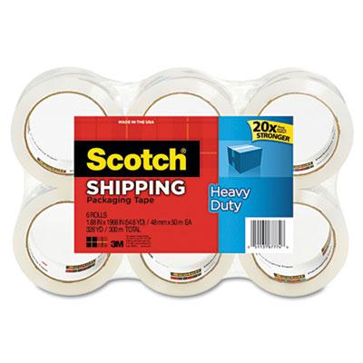 Scotch 1.88" X 54.6 Yds Clear Heavy-duty Packaging Tape 3" Core 6-pack
