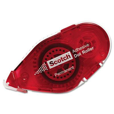 Scotch .3" X 588" Adhesive Dot Roller & Refill
