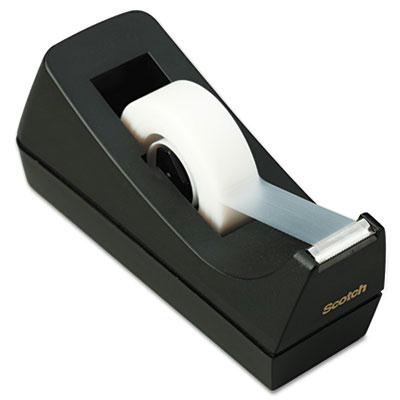 Scotch Desk Top Tape Dispenser Black 1" Core