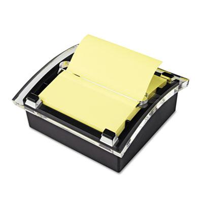 Post-it Note Clear Top Dispenser For 3" X 3" Pop-up Notes Black