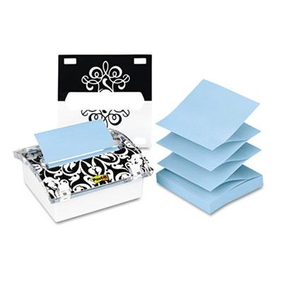 Post-it Pop-up Note Dispenser With Designer Insert For 3" X 3" Pop-up Notes Clear