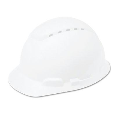 3m H-700 Series Vented 4 Point Ratchet Suspension Hard Hat White