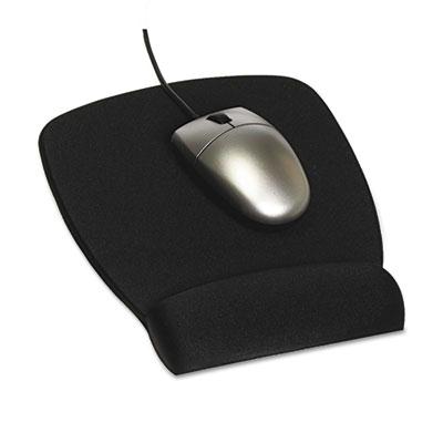 3m 8-1/2" X 6-3/4" Foam Nonskid Mouse Pad With Wrist Rest Black