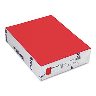 Mohawk Britehue 8-1/2" X 11" 24lb 500-sheets Red Multipurpose Colored Paper