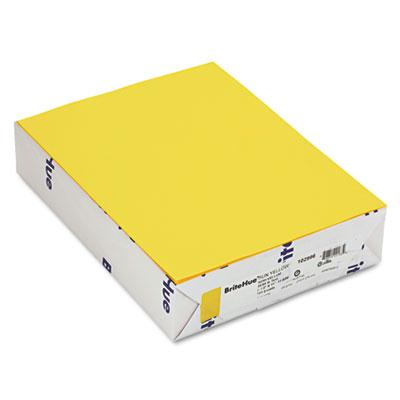 Mohawk Britehue 8-1/2" X 11" 24lb 500-sheets Sun Yellow Multipurpose Colored Paper