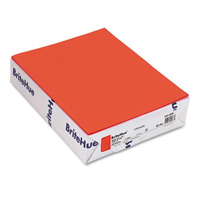 Mohawk Britehue 8-1/2" X 11" 24lb 500-sheets Orange Multipurpose Colored Paper