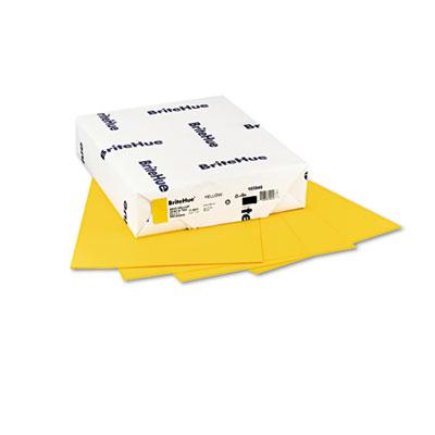 Mohawk Britehue 8-1/2" X 11" 24lb 500-sheets Yellow Multipurpose Colored Paper